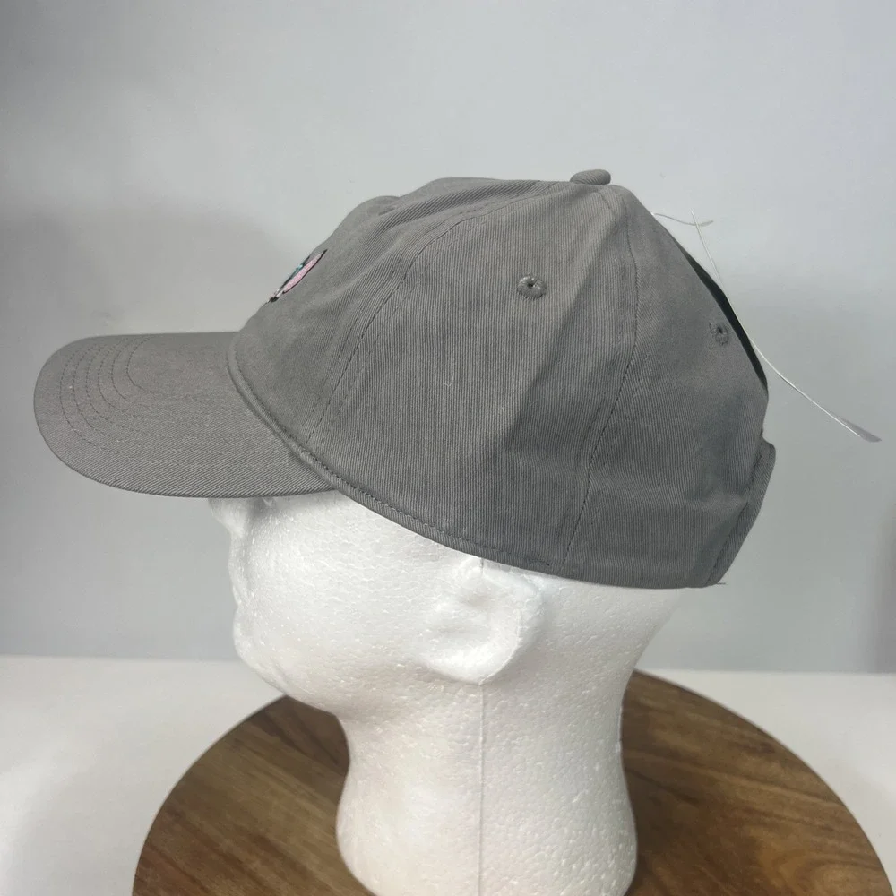 Disney Lilo and Stitch Baseball Hat Ohana Family Grey Adjustable Embroidered NWT